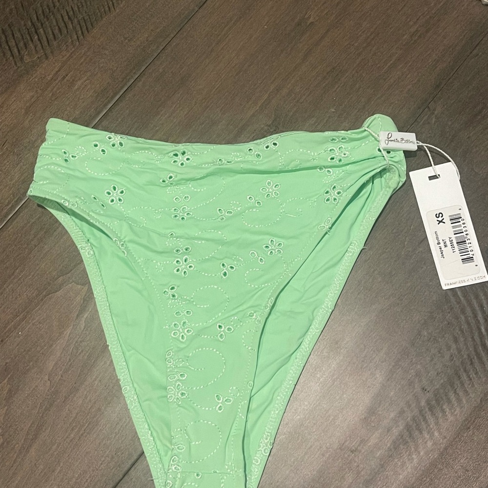 Frankies swimwear green bikini bottoms! NWT!!